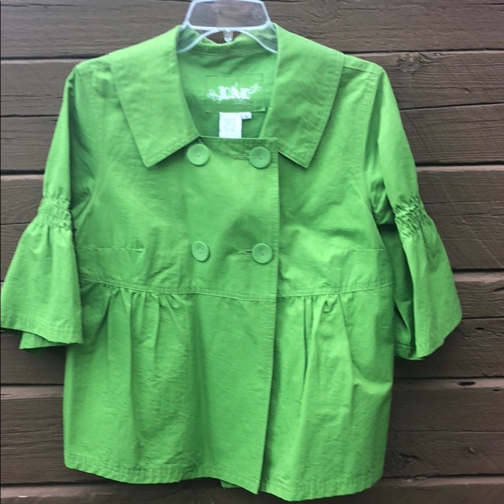 LAL Live a Little Bright Green Jacket